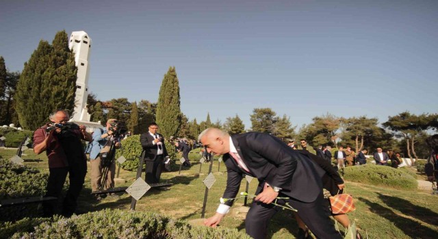 Fransız Askeri Mezarlığında anma töreni yapıldı