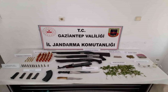 Gaziantepte 34 adrese eş zamanlı uyuşturucu operasyonu