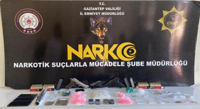 Gaziantepteki uyuşturucu operasyonlarında 22 tutuklama