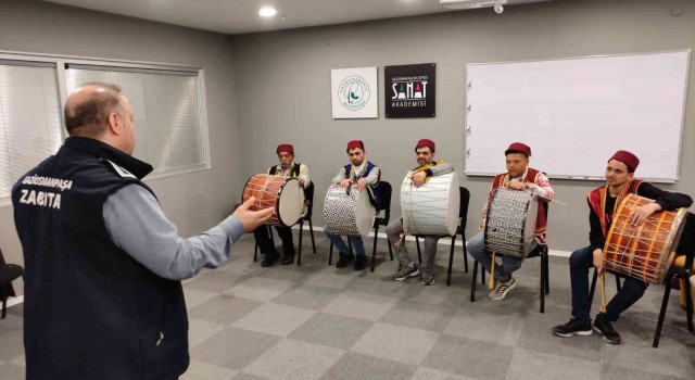 Gaziosmanpaşada Ramazan davulcuları eğitimini tamamladı