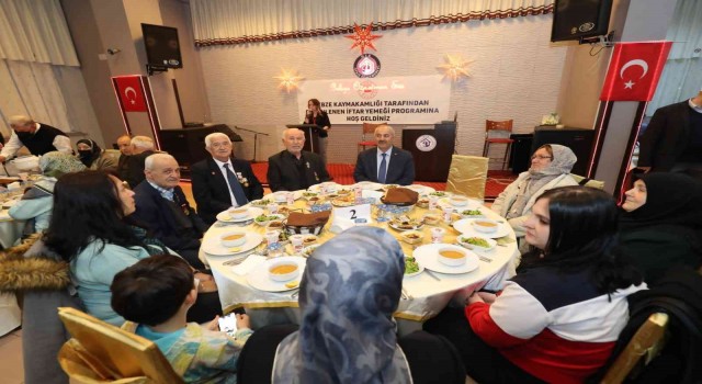 Gebzede şehit ve gazi yakınları iftara konuk oldu