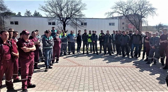 Gedizde orman yangınları ile mücadele eğitimi