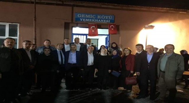 Gemiç Mahallesinde iftar programı düzenlendi