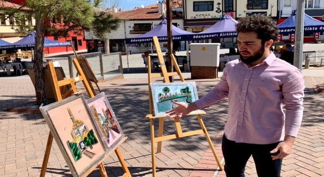 Genç sanatçı Eskişehiri Filografi sanatıyla birleştirdi