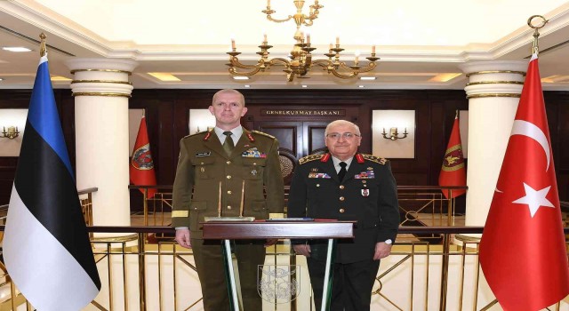 Genelkurmay Başkanı Orgeneral Güler, Estonya Cumhuriyeti Savunma Kuvvetleri Komutanı Korgeneral Heremi ağırladı