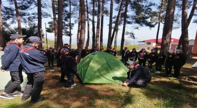 Giresunda pandeminin ardından ilk izci kampı gerçekleştirildi