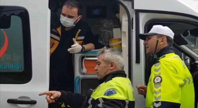 Gittiği pazarda felaketi yaşadı, çatıdan uçan parça kadını yaraladı