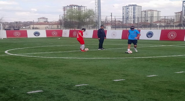 Görme Engelliler B1 Futbol Milli Takımı Kayseride kamp yapıyor