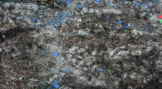 Gostomelde milyonlarca renkli şişe etrafa saçıldı