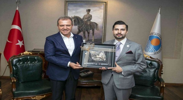 Guatemalanın Ankara Büyükelçisi Barrios, Başkan Seçer ile buluştu
