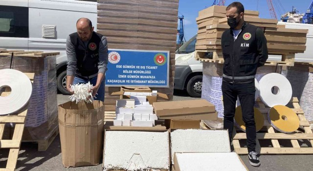 Gümrük Muhafaza ekiplerinden kaçak sigara üreticilerine operasyon
