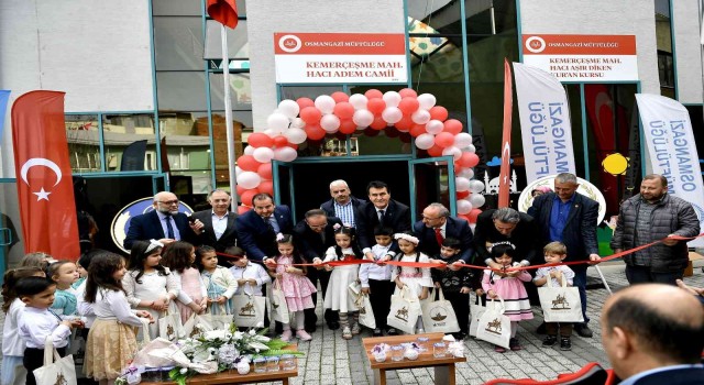 Hacı Aşır Dikmen Kuran Kursu Osmangazide dualarla açıldı