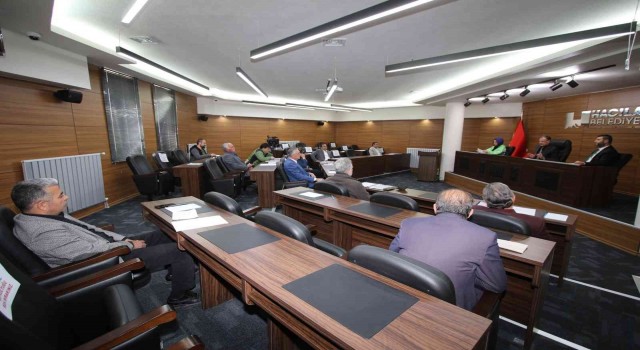Hacılar Belediye Meclisi Nisan Ayı Toplantısını yaptı