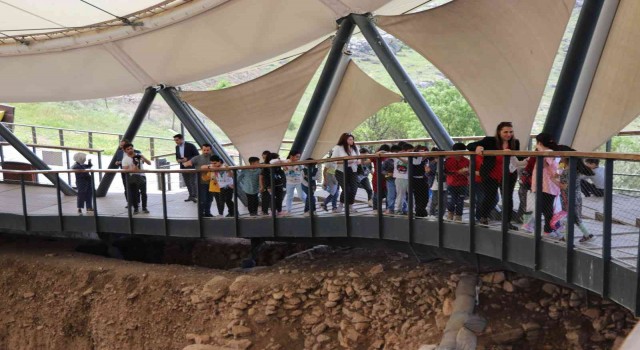 Haliliye belediyesi ile minikler ilk kez Göbeklitepede