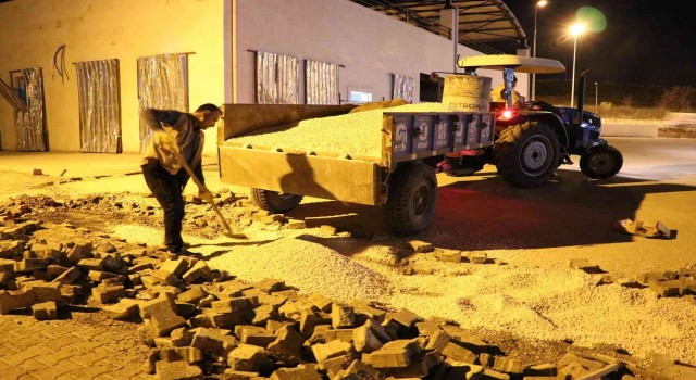 Haliliyede konforlu yol çalışması