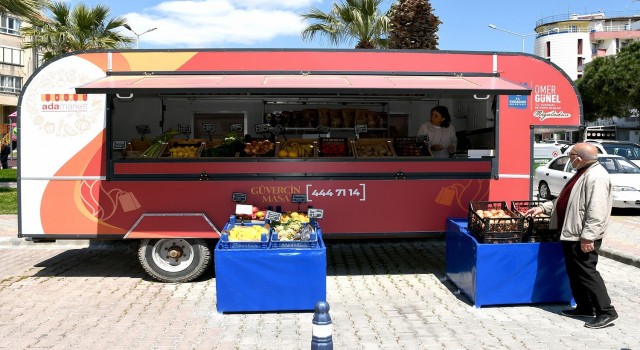 Halk Adamarket Karavanı hizmete girdi
