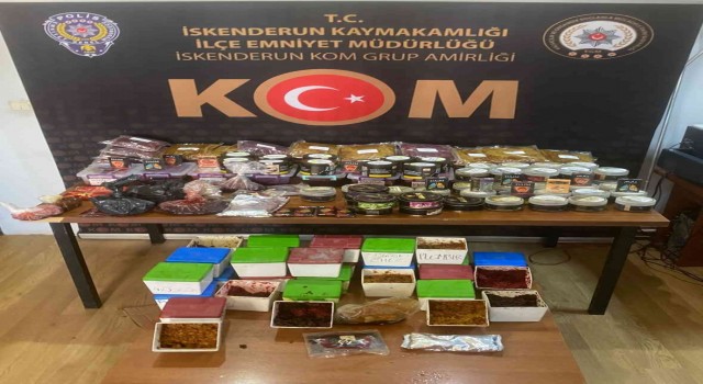 Hatayda 122 kilo kaçak nargile tütünü ele geçirildi