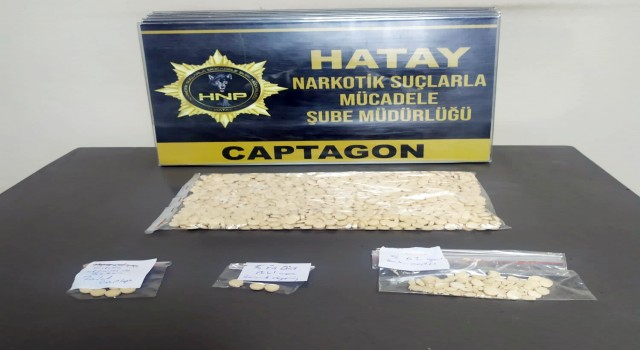 Hatayda 974 adet uyuşturucu hap ele geçirildi
