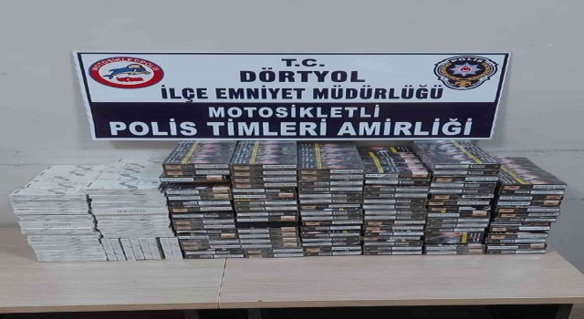 Hatayda kaçak sigara operasyonu