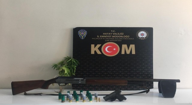 Hatayda kaçak silah operasyonu