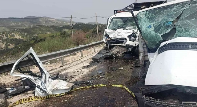 Hatayda ticari araçlar çarpıştı: 1 ölü, 3 yaralı
