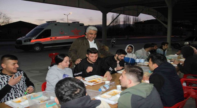 Hisarcıkta iftar çadırı iki yıl aradan sonra tekrar kuruldu