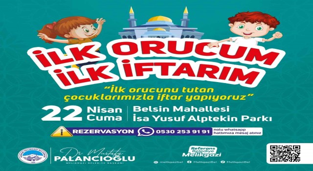 İlk Orucum, İlk İftarım Programı Belsinde yapılacak