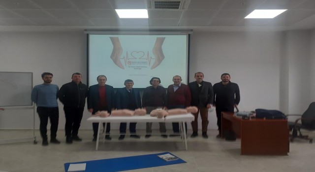 İlk yardım eğitimlerini tamamladılar