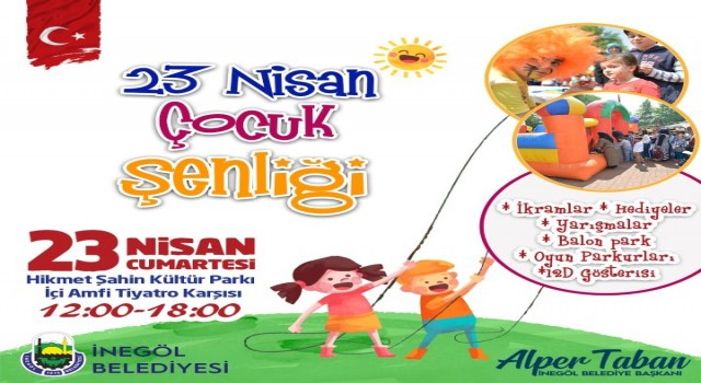 İnegölde 23 Nisan dolu dolu geçecek