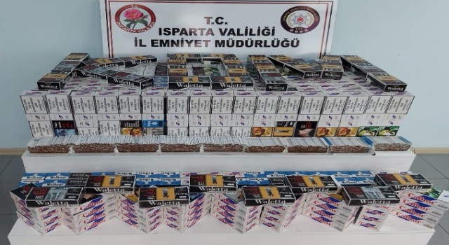 Ispartada kaçakçılık operasyonu: 5 gözaltı