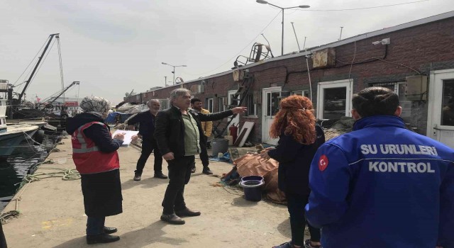 İstanbulda balıkçı barınaklarına denetim