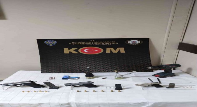 İzmirde yası dışı silah ticareti operasyonu: 1 gözaltı