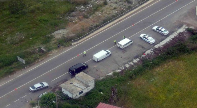 Jandarmadan bayram öncesi helikopterli denetim