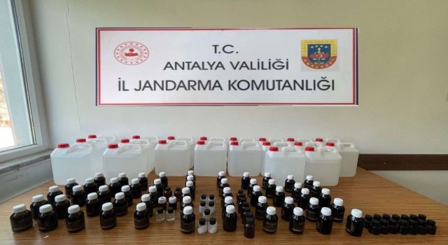 Jandarmadan kaçak alkol operasyonu