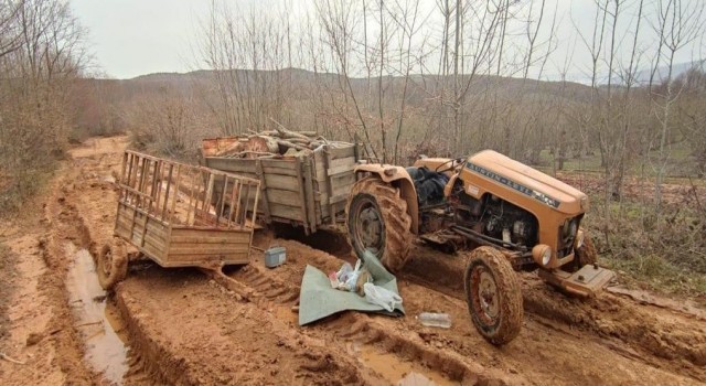 Kaçak kesim yapan 2 kişi suç üstü yakalandı