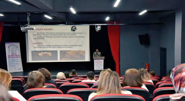 Kadın Sağlığı Eğitim Projesi Efelerli öğrenci velilerine tanıtıldı