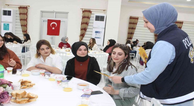 Kadına şiddetin önlenmesi için polis her fırsatı değerlendiriyor
