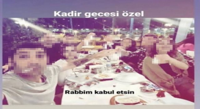 Kadir Gecesinde alkollü paylaşım yapan şahıslar hakkında soruşturma