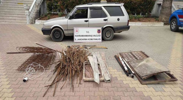 Kahramanmaraşta bağ evinden hırsızlığa 2 gözaltı