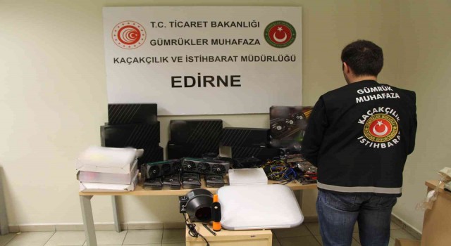 Kapıkule Gümrük Kapısında 23 milyon TL değerinde kaçak eşya ele geçirildi