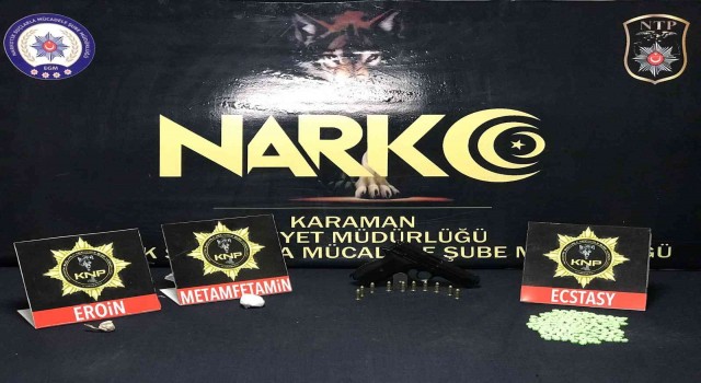 Karamanda uyuşturucudan 3 şüpheli tutuklandı