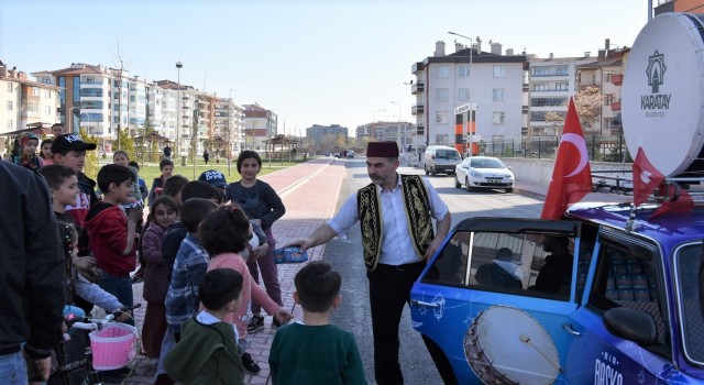 Karatay belediyesi Ramazan davulu geleneğine sahip çıkıyor