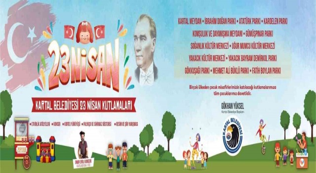 Kartal Belediyesinden “23 Nisan” organizasyonu