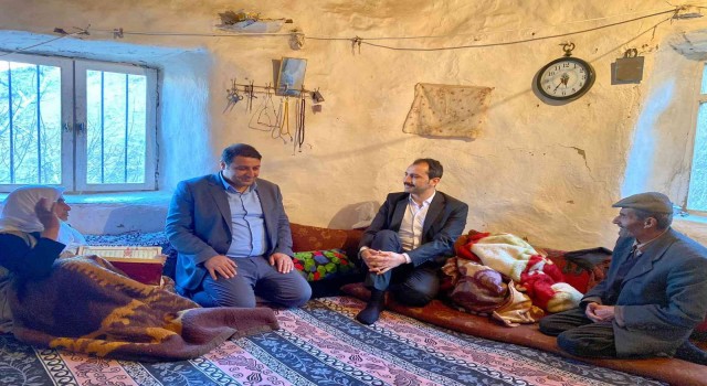 Kaymakam Kundakçıdan yaşlı ve mağdur ailelere ziyaret