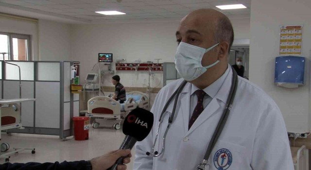 Kayseri Devlet Hastanesinde tedavi gören tek covid hastası kaldı
