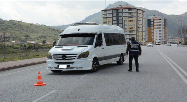 Kayseride 31 araca 56 bin TL ceza uygulandı