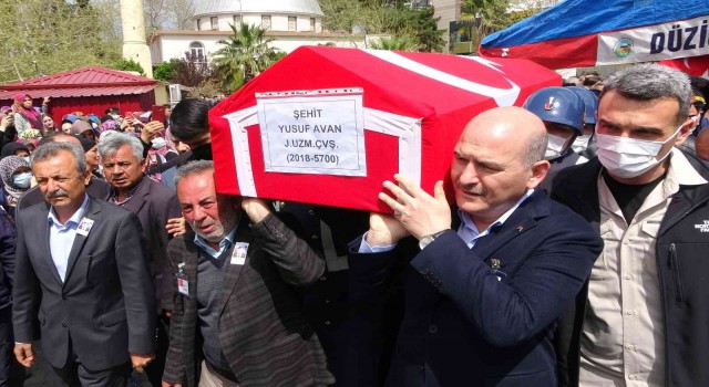 Kaza şehidi uzman çavuş memleketi Osmaniyede toprağa verildi