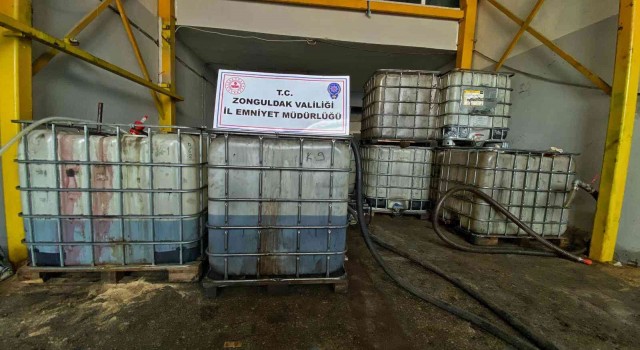 Kdz. Ereğlide 7.8 ton karışımlı akaryakıta el konuldu