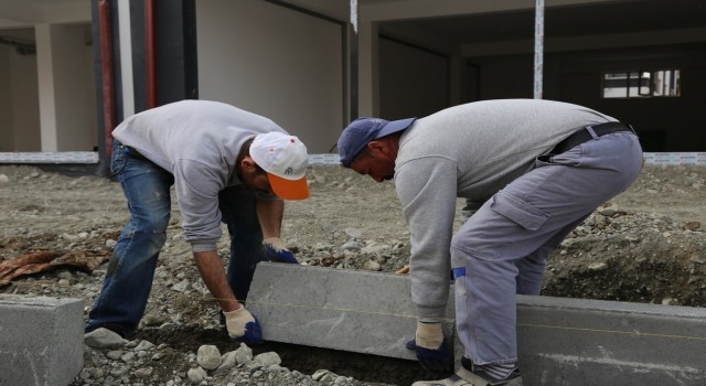 Kentsel dönüşüm projesinde peyzaj çalışmaları başladı