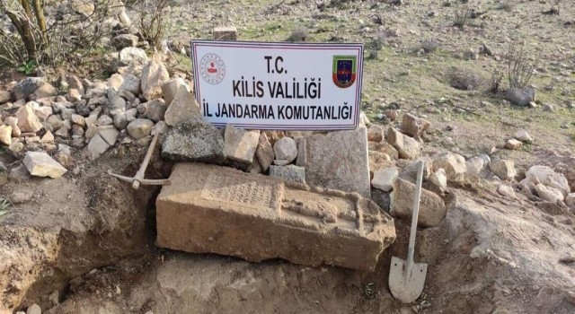 Kiliste kaçak kazı yapan 1 kişi suçüstü yakalandı